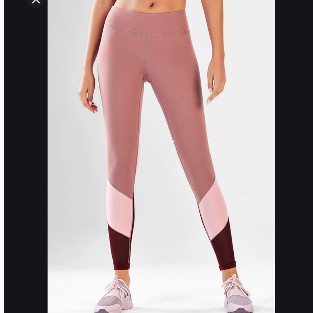 Fabletics Mid-Rise PowerHold ColorBlock Leggings